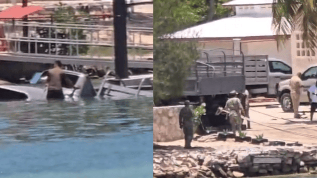 vehículo del Ejército en Yucalpetén