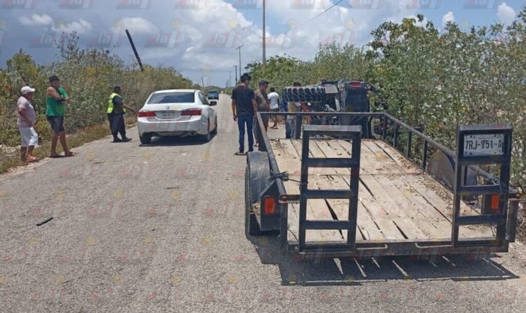 Fatal accidente en la entrada de El Cuyo deja un muerto y dos heridos
