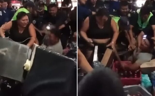 agresión y abuso de fuerza comerciantes de Motul