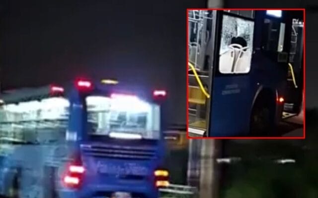 encerrada Va y Ven rompe ventana