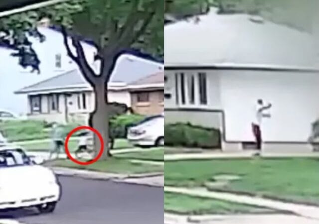 papá deja a su hijo ser secuestrado