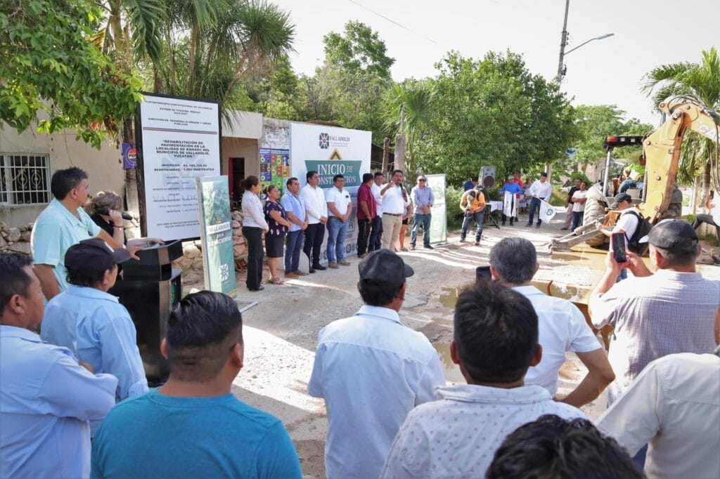 Obras que transforman: mejoras en vialidades de Kanxoc