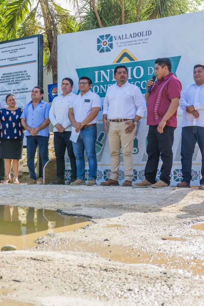 Obras que transforman: mejoras en vialidades de Kanxoc