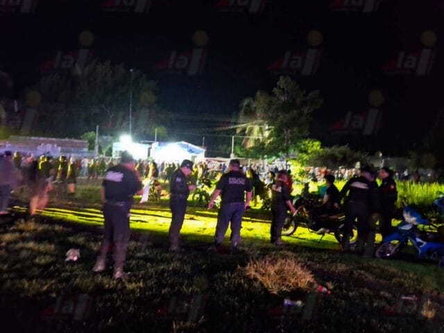 Riña en Tizimín deja heridos con arma blanca en medio de un baile popular