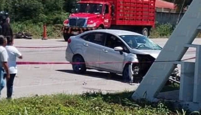 Joven de Kinil muere tras accidente en el libramiento Motul–Tizimín