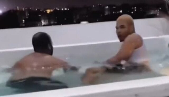 Mujer descubre a su esposo con otro hombre en jacuzzi de hotel: se supone era viaje de negocios