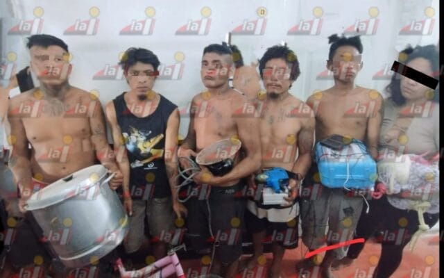 detenidos colonia Santa Elena Robar casa