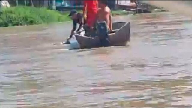 VIDEO: Pequeña de dos años fallece ahogada en un río tras ser aventada por su padre