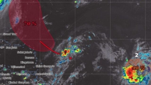 Dos zonas de baja presión amenazan al Atlántico ¿Se convertirán en ciclones?