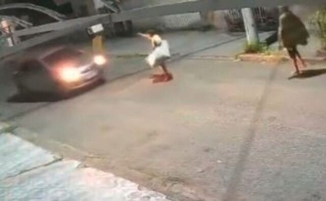 Asalto Brasil atropellado