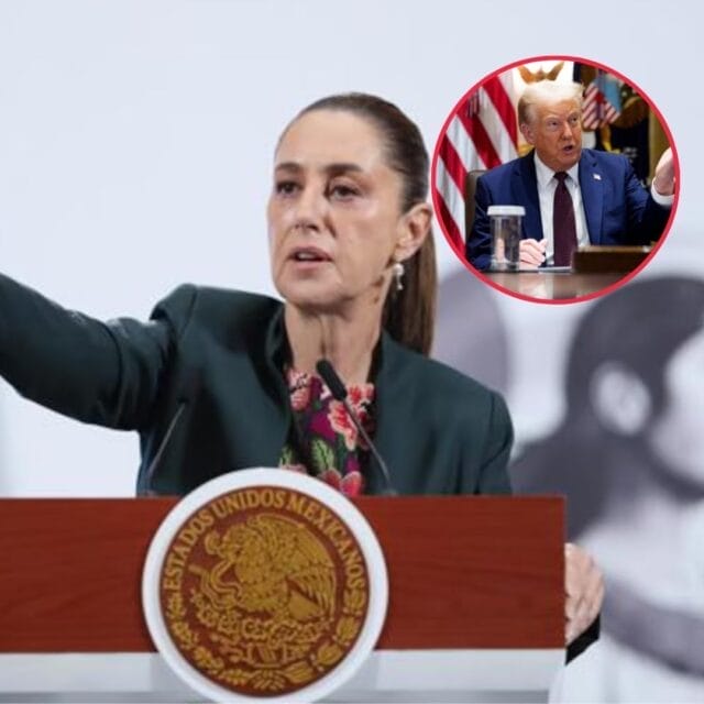 Trump habla de Claudia Sheinbaum: le ofrecí enviar al Ejército, ella no quiere