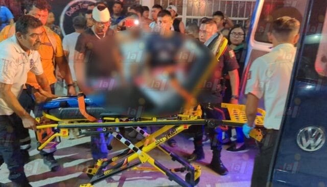 Riña familiar en Campeche termina mal: policía usa gas lacrimógeno para dispersar a la multitud