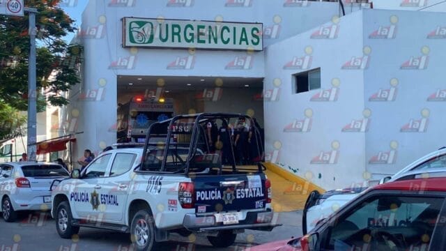 ebrio cae de un edificio