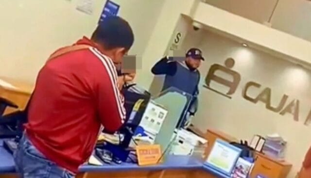 Asalto frustrado en un banco: delincuente se quita la vida al verse acorralado