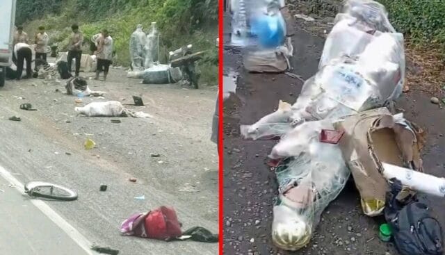 Un fallecido y varios heridos tras el impacto de una camioneta contra peregrinos en la Tinaja–Cosamaloapan