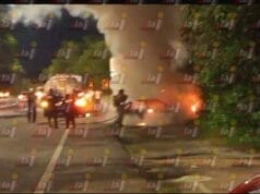 Fatal accidente en la Mérida–Progreso: conductor muere calcinado tras impactar contra base de puente