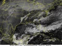 Nublados y lluvias se avecinan: “Jabín” se estaciona en la península
