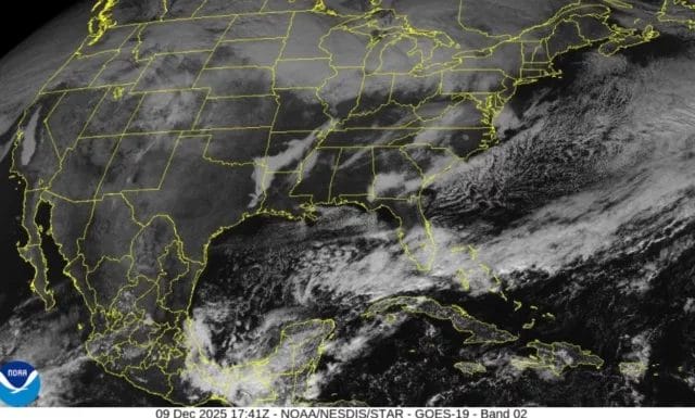 Nublados y lluvias se avecinan: “Jabín” se estaciona en la península
