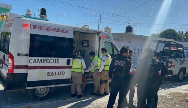 Mujer resulta lesionada tras presunta agresión de su pareja en Campeche
