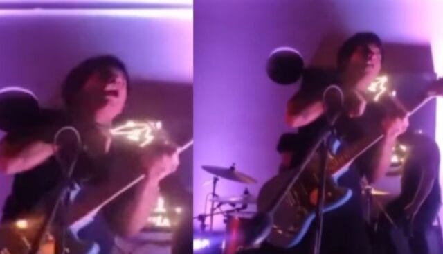Músico se electrocuta durante presentación en bar: se desplomó enfrente de todos