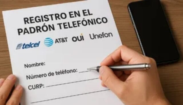 Todas las líneas de celular en México deberán registrarse con CURP o identificación oficial en 2026