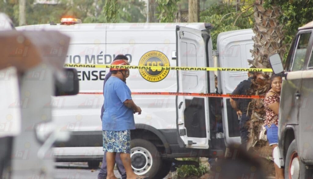 Hombre pierde la vida tras violenta discusión en predio de Kanasín