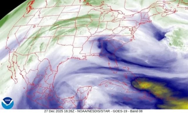 Llega un frente frío para fin de año