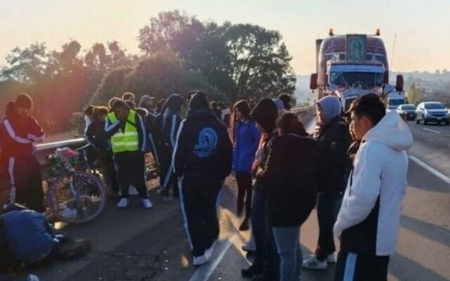 atropellado Peregrino México Puebla