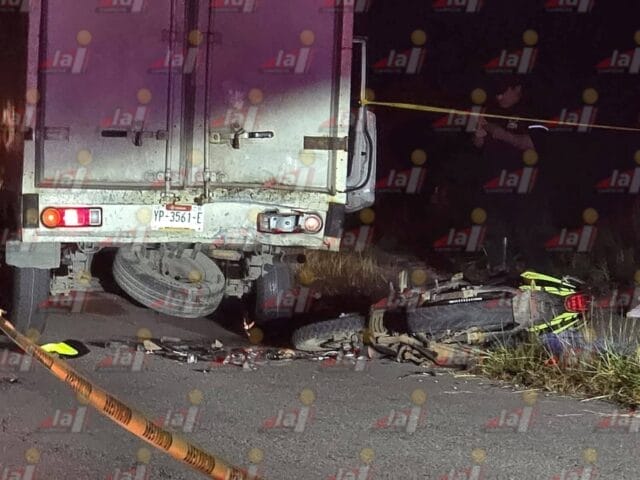 motociclista muere fatal choque
