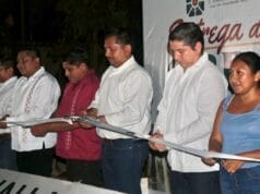 Se entrega calle rehabilitada en la comisaría de Kanxoc Se entrega calle rehabilitada en la comisaría de Kanxoc