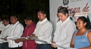 Se entrega calle rehabilitada en la comisaría de Kanxoc