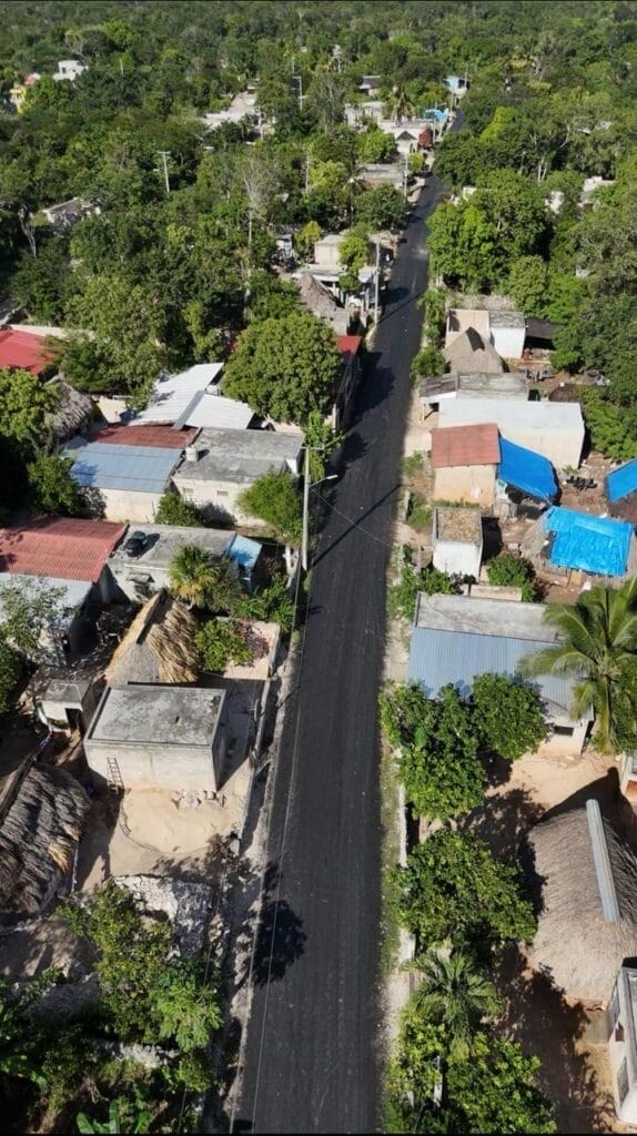 Se entrega calle rehabilitada en la comisaría de Kanxoc