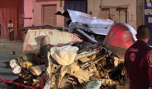 Muere mujer joven en trágico accidente vial en Ciudad del Carmen