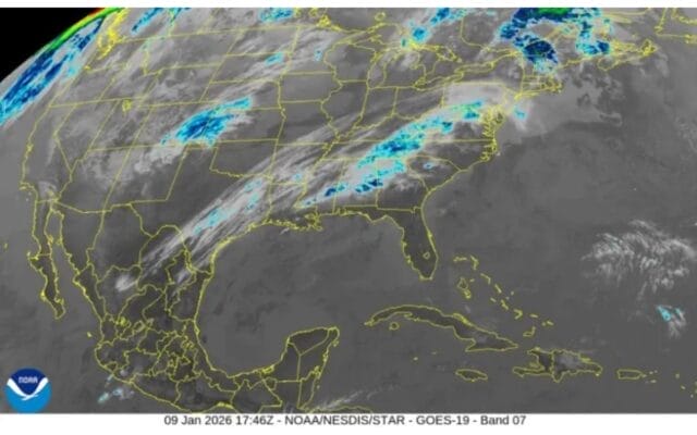 Frente frío Maax Ik Península de Yucatán lluvias