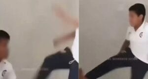 Captan en video golpiza a alumno con enanismo dentro de plantel educativo