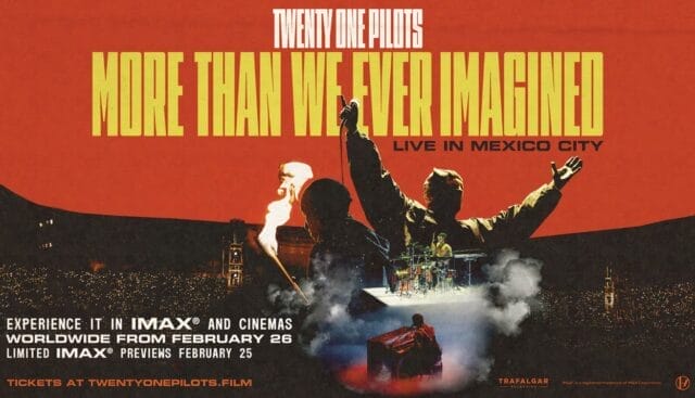 Concierto de Twenty One Pilots en CDMX se estrenará en cines de todo el mundo