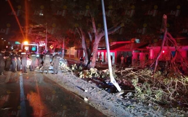 accidente Umán muere mototaxi  San Lorenzo