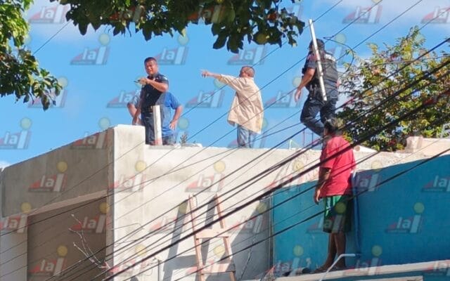 albañil muere descarga eléctrica Campeche