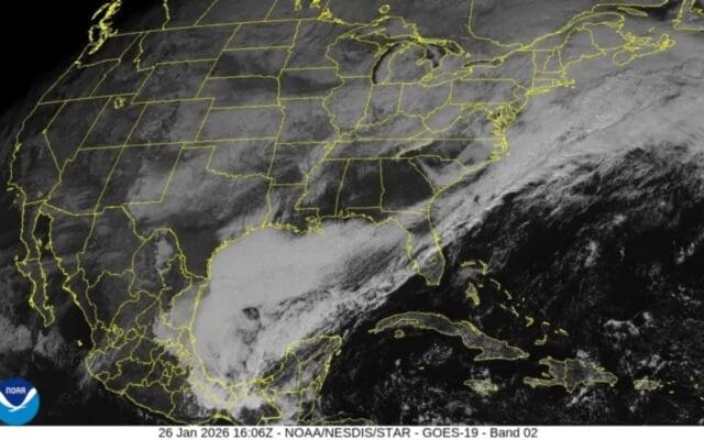 masa de aire ártico Yucatán enero