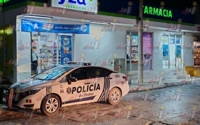 robo con violencia farmacia Campeche