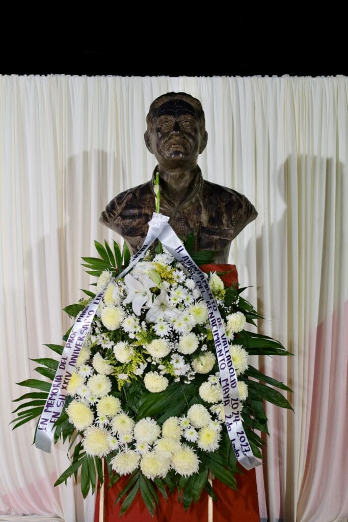Se conmemora el 24° Aniversario Luctuoso del Profr. Pánfilo Novelo Martín