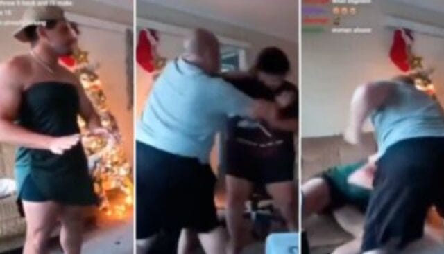 Streamer es agredido por su padre durante transmisión en vivo por usar vestido