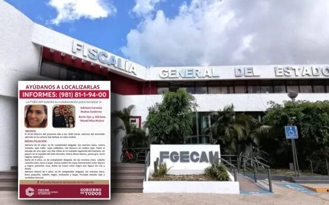 desaparición madre hijas Campeche
