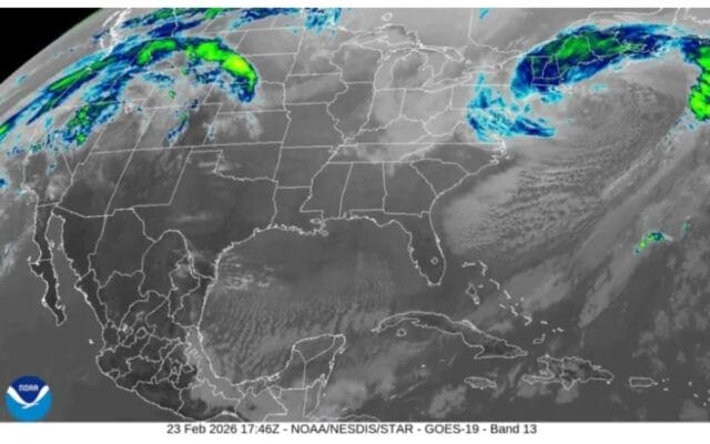 frente frío 37 península de Yucatán