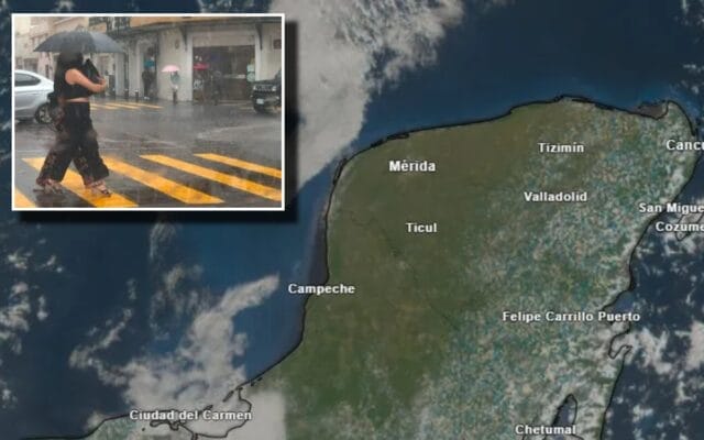 Pronóstico clima en Yucatán  Campeche