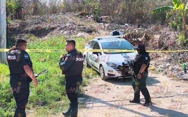 Sujeto balazos colonia 20 de Noviembre