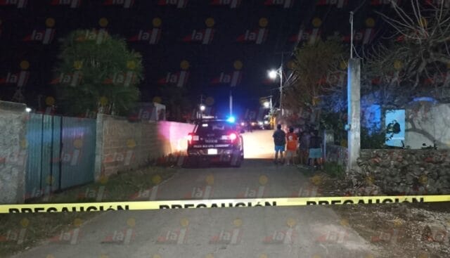 Hombre es asesinado a balazos en la colonia Miguel Hidalgo de Tzucacab