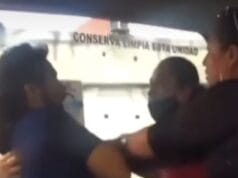 VIDEO| Mujer descubre infidelidad de su esposo y lo golpea frente a testigos