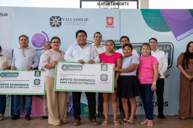 Valladolid fortalece la educación con segunda entrega del programa Renacimiento por la Educación