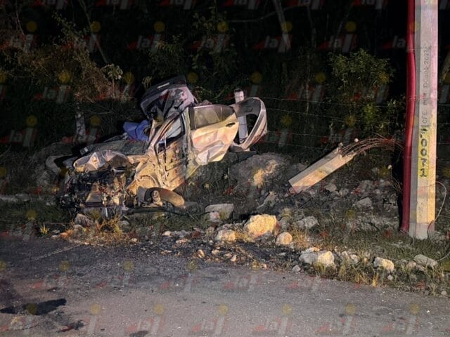 conductor muere en accidente mérida-cancún
